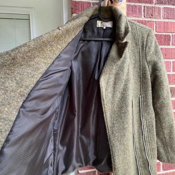 Zara Green Women Coat - Picture 6 of 8